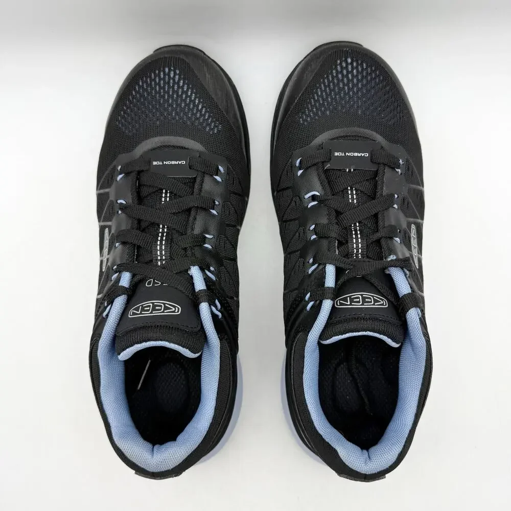 KEEN Utility Womens Vista Energy Composite Toe Work Shoe US 9 Black Blue EUC